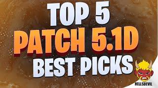 WILD RIFT  Top 5 Best Picks For Patch 5.1D