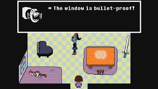 Undertale Papyrus couldnt break the window?