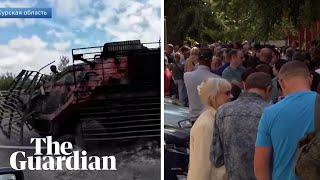 Russians evacuate Kursk as Ukraine ramps up incursion