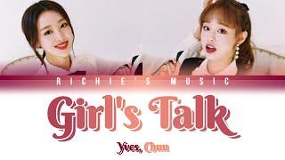 Yves이브 Chuu츄 - LOONALOOΠΔ 이달의 소녀 - Girl’s Talk Color Coded Lyrics HanRomEng