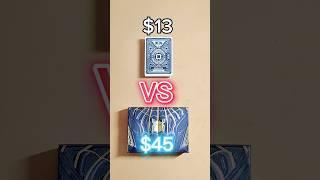 $13 cards VS $45 cards