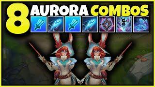 New 8 Basic Aurora COMBOS That You Can Easy Learn & Master  League of Legends Aurora Combo Guide