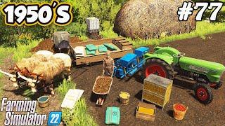 1950S. BACK TO THE SERIES. Corn sowing. Farm renovation. Farming simulator 22. FS 22. Ep 77