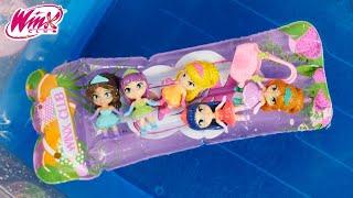 Winx Club - Die Winx bereiten sich auf eine Poolparty vor   Spiel mit uns