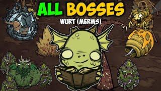 Defeating ALL Bosses with Merms Wurt