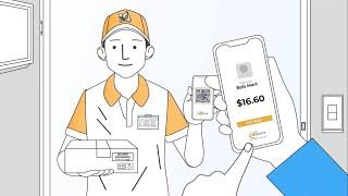 QR Payments at Door Step Delivery