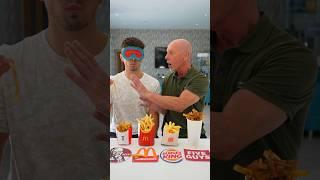 IMPOSSIBLE Guess the Fries Challenge  #shorts