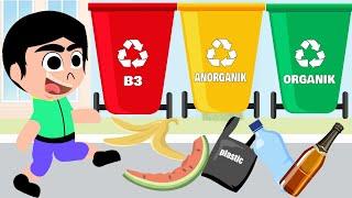 Belajar Tempat Sampah Organik Anorganik Dan B3 Jangan Buang Sampah Sembarangan Kids Good Habits