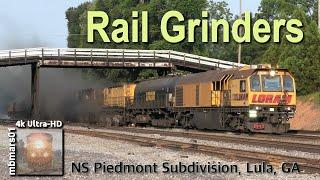 8V4k Loram Rail Grinders Polishing Norfolk Southern Tracks Piedmont Sub Lula GA 05252023