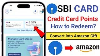 How to Redeem SBI Credit Card Reward Points  SBI Credit Card Reward Points Redeem Kaise Kare 2024