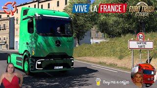 Euro Truck Simulator 2 1.50 Delivery to Sartène Corsica DLC Vive la France by SCS + DLCs & Mods