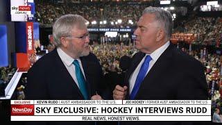 EXCLUSIVE Kevin Rudd and Joe Hockey break down current state of US politics