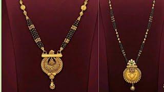 Latest Traditional Black beads Mangalsutra Chains