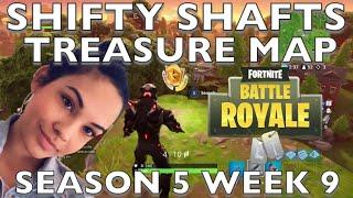 Fortnite Follow the Treasure Map Found in Shift Shafts. Season 5 Week 9