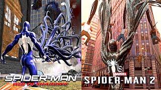 Spider Man Web Of Shadows Vs Spider Man 2  Comparison