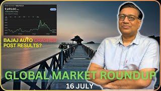 Jio Finance and Bajaj Auto dont meet high expectation?  Todays Stock Market Updates  #FOW