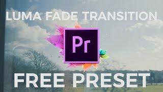 LUMA FADE TRANSITION  Tutorial  FREE EDIT PACK  Adobe Premiere Pro CC  Editing Made Easy Ep.12