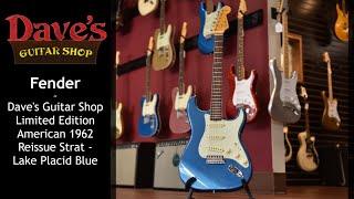 Daves Guitar Shop Demo Fender Daves Guitar Shop Limited Edition American 1962 Reissue Strat