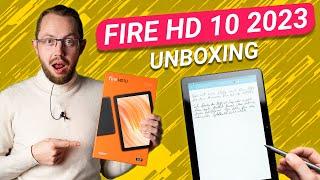 Amazon Fire HD 10 2023 Unboxing Jetzt mit Stift