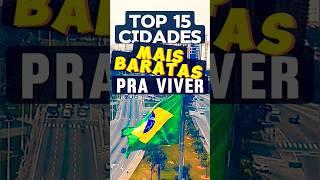 As cidades mais baratas do Brasil pra viver bem sem gastar muito #shorts @CoisasdoMundo