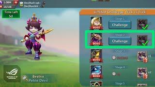 Limited Challenge Trick vs Trick Stage 2 Challenge - Lords Mobile  Clear Without Rose Knight