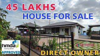 #hmda 45 LAKHS DIRECT OWNER HOUSE FOR SALE HYDERABAD ELIP PROPERTY