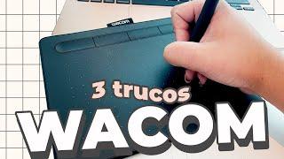 TRUCOS WACOM  Aprende a usar una tableta gráfica  Wacom para principiantes  Soy Jully