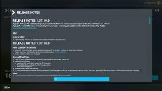 Microsoft Flight Simulator release notes 1.37.19.0