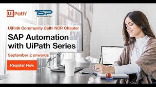 SAP GUI Automation  SAP Automation with UiPath