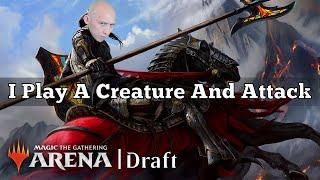 I Play A Creature And Attack  Top 8 Mythic  Dominaria United Draft  MTG Arena