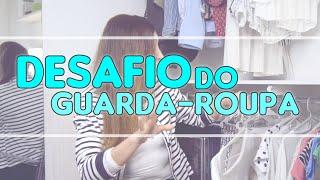 Organização de Guarda-roupas  Usei tudo que eu tinha para entender a organização