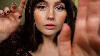 ASMR Reiki  Plucking Negative Energy - Hypnotic Hand Movements & Unintelligible Whispers for Sleep