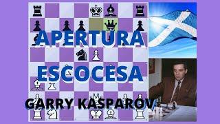 Partidas de Garry kasparov - Apertura Escocesa con Blancas