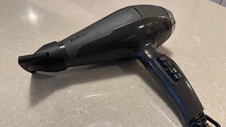 How to open a BaByliss hairdryer for repairs  type S314a 