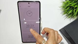 How to set clock on home screen in iqoo 9 SE9T9 pro  iqoo 9 me time show kaise kare