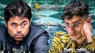 Sino Sa Kanilang Dalawa Ang HAHARAP Kay Magnus?  GM Nakamura vs GM Firouzja SpeedChess 2024 Semis