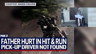 Motorcyclist seriously injured in hit-and-run crash