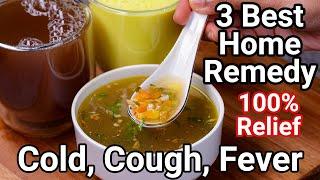 100% Relief  Best Natural Home Remedies for Cold Cough & Flu  Natural Treatment For Cold & Cough