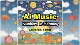 Numbers in Harmony Ai Childrens Songs #aimusic