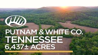 Putnam and White County TN 6437± Acres