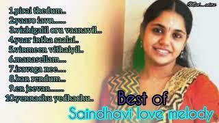 Saindhavi songs  super hit songs  tamil love feel songs  juke box