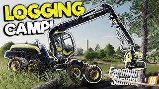 MILLION DOLLAR MULTIPLAYER LOGGING OPERATION - Farming Simulator Multiplayer 19 Gameplay