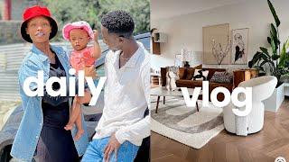 VLOG Our Home Furniture Update *buying everything new + Grocery haul shopping + self-care day