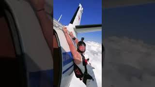 Would you do this for $10000? #scary #skydiving #airplane #oddlysatisfying #short