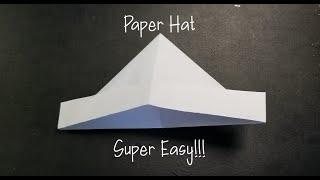 How to make a Paper Hat Super Easy