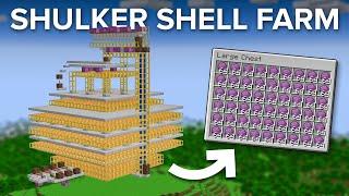 Minecraft Scaffolding Shulker Shell Farm - 1400 Per Hour