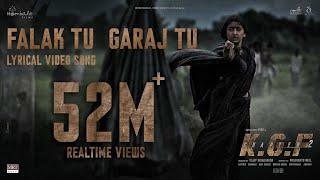 Falak Tu Garaj Tu Lyrical Hindi  KGF Chapter 2  Rocking Star Yash  Prashanth Neel  Ravi Basrur