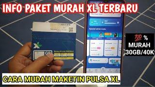 PAKET MURAH XL TERBARU 2024  CARA MAKETIN PULSA XL TERBARU