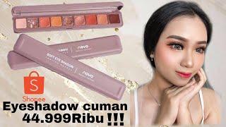 Shopee haul Eyeshadow Novo pallete review “wajib punya” harga murah bisa dapat Barbie look