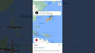 Japan vs Philippines size comparison #views #viral #knowledge #country #comparison #geography
